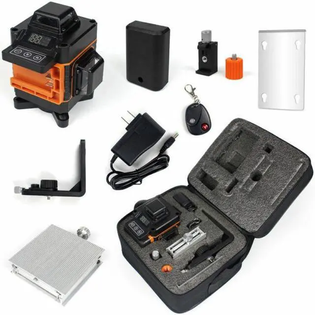 Alt view image 2 of 6 - 4D 360° 16 Lines Green Laser Level Auto Self Leveling Rotary Cross Measure
