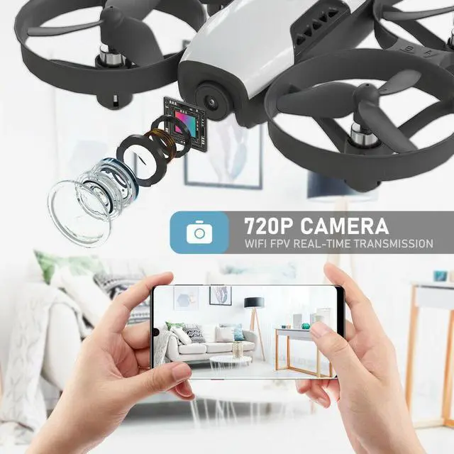 Alt view image 3 of 6 - UDI U16S RC Drone Quadcopter HD Camera FPV Camera Drone RTF for Adults and Kids