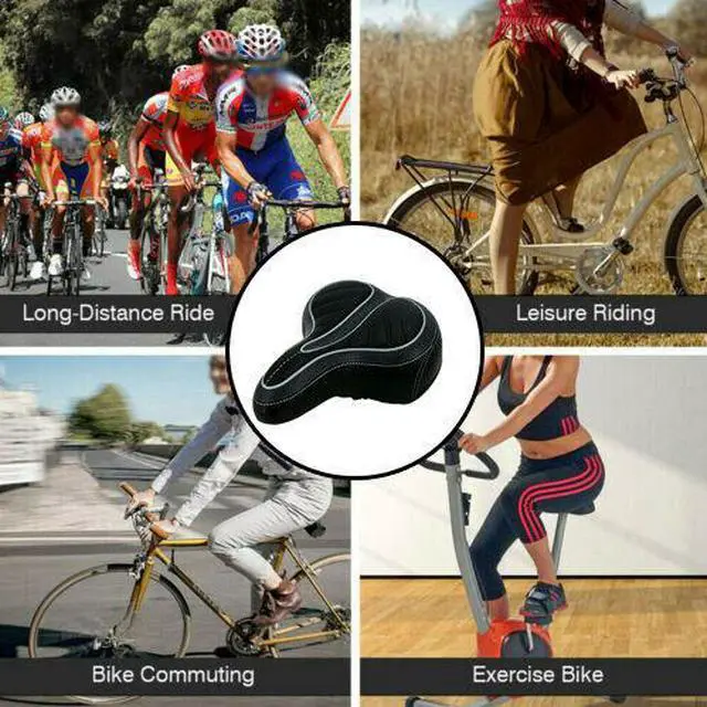 Alt view image 5 of 6 - E-bike Bicycle Seat for Women Man Healthy Gel Bike Saddle Extremely Comfortable