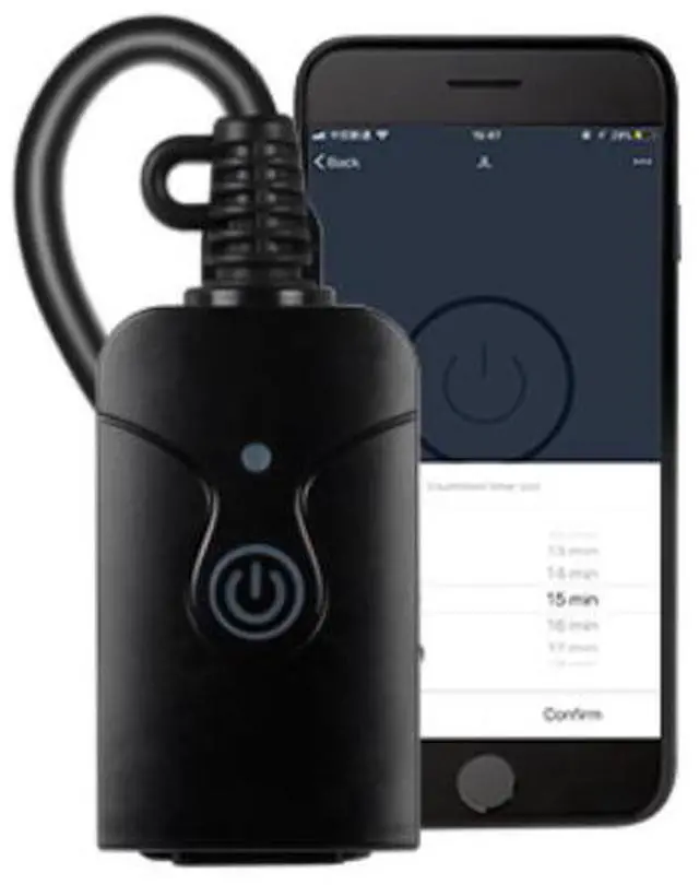 Alt view image 3 of 6 - Heavy Duty Outdoor Smart WiFi Plug Timer Wireless Remote Control by App