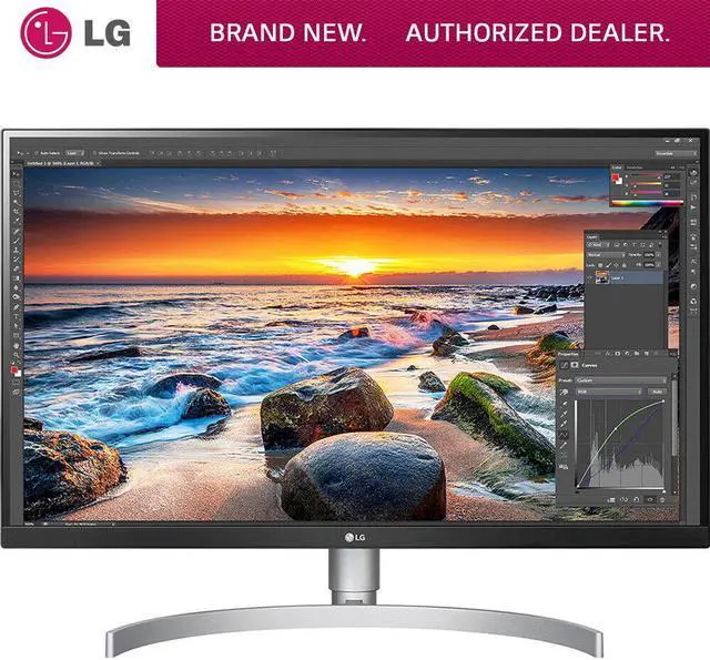 Alt view image 3 of 6 - 27UL850-W 27" 4K UHD IPS LED Monitor w/ VESA DisplayHDR 400 2019