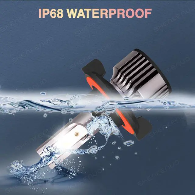 Alt view image 4 of 6 - For Hummer H3 2006 2007 2008 2009-2010 LED Headlight + Fog Light Bulbs Combo