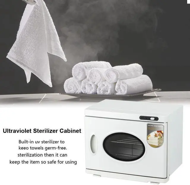 Alt view image 6 of 6 - 2in1 UV Sterilizer Facial Hot Towel Warmer Cabinet Spa Salon Beauty Equipment