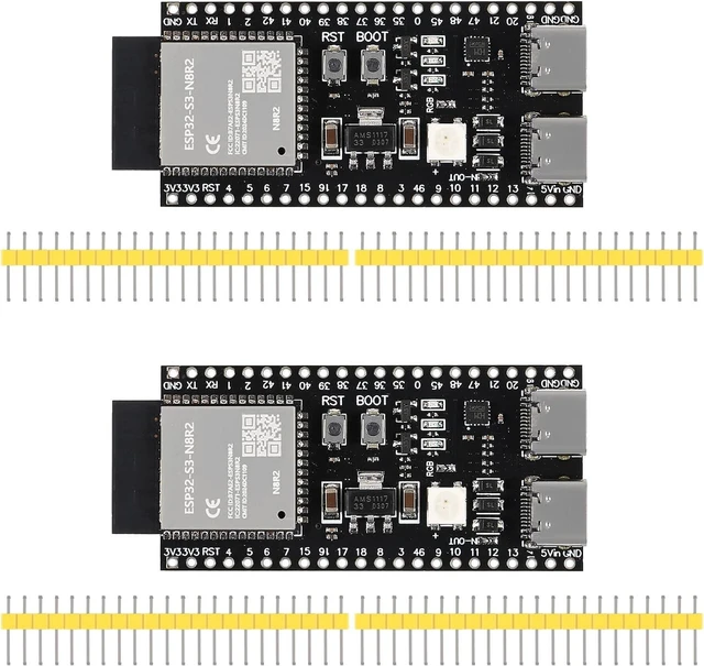 Main image of 2PCS ESP32 ESP32-S3 Development Board Type-C Wifi+Bluetooth Internet of Things