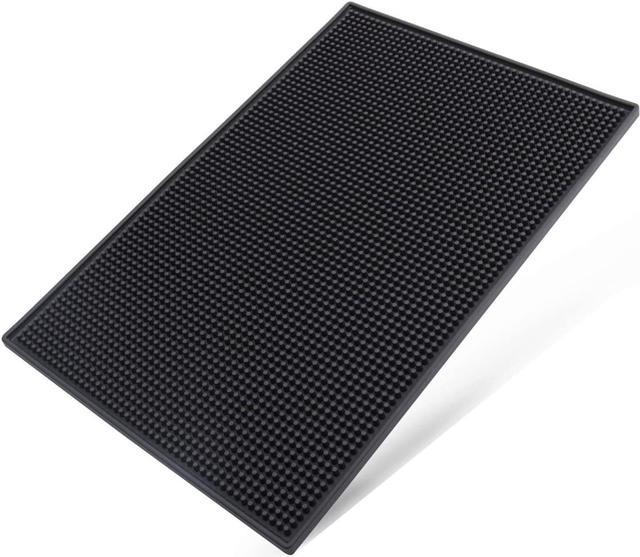 Rubber Bar Mats, Black Bar Service Spill Mat Drying Mat,Style 1