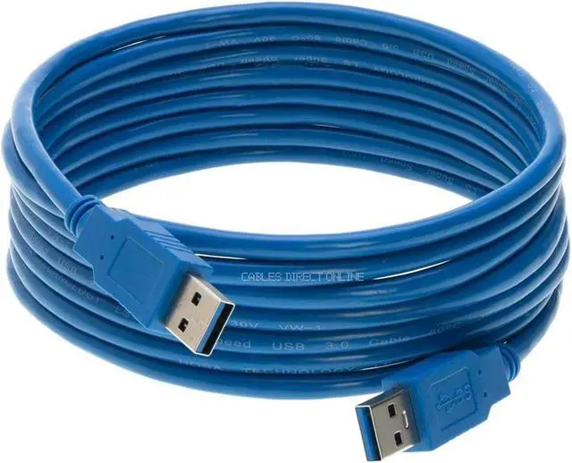 Main image of USB Cable 3.0 High Speed Date Cord Fast Charger Device Type A to A Male Cable