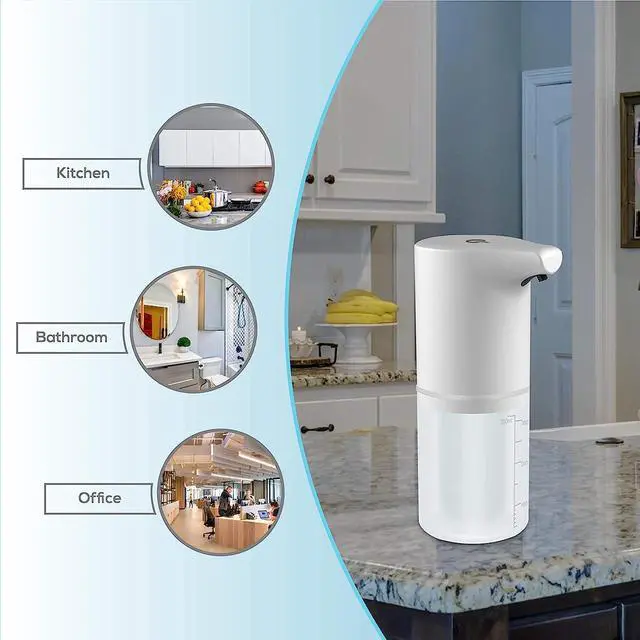 Alt view image 4 of 7 - Hygienic Touchless Automatic Foam Soap Dispenser | Latest USB Rechargeable Touch-Free Sensor Automatic Foam Soap Dispenser