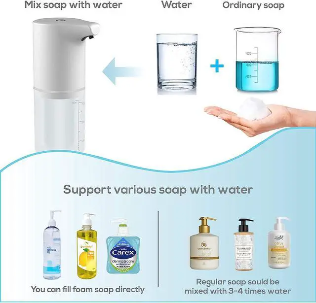 Alt view image 5 of 7 - Hygienic Touchless Automatic Foam Soap Dispenser | Latest USB Rechargeable Touch-Free Sensor Automatic Foam Soap Dispenser