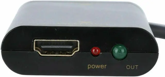 Alt view image 4 of 6 - VGA Male To HDMI Output 1080P HD Audio TV AV HDTV Video Cable Converter Adapter