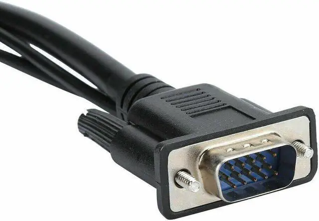 Alt view image 5 of 6 - VGA Male To HDMI Output 1080P HD Audio TV AV HDTV Video Cable Converter Adapter