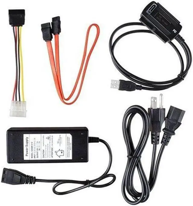 Alt view image 4 of 5 - PATA/SATA/IDE to USB 2.0 Adapter Converter Cable For Hard Drive Disk 2.5" 3.5"