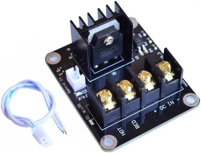 Alt view image 2 of 2 - Tarjeta de expansión de potencia de cama caliente para impresora 3D, módulo de carga de alta potencia MOS, módulo de potencia de disipación de calor