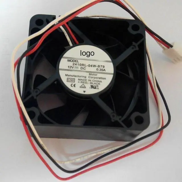 Main image of For NMB 2410RL-04W-B79 60*60*25mm 12V 0.35A Server Cooling fan 3pin
