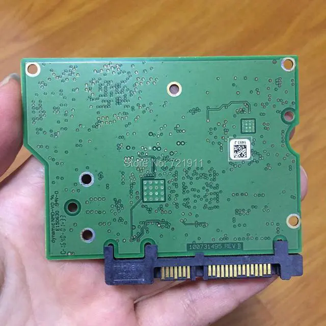 Main image of hard drive repair parts PCB board 100731495 REV B for Seagate 3.5 SATA hdd data recovery  for ST SSHD