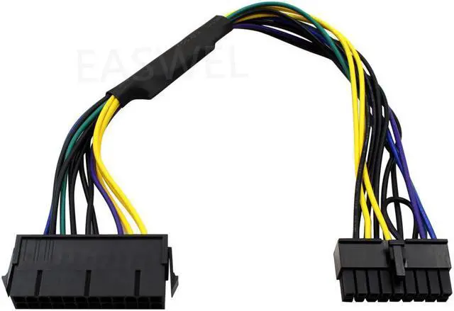Alt view image 2 of 2 - ATX PSU 24Pin a la placa base de 18Pin Cable de alimentación 30cm 18AWG para HP z210