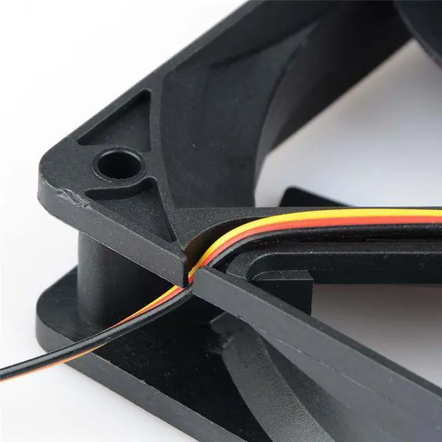 Alt view image 3 of 4 - Hot Sale 120x25mm 120mm Fan 12V DC Brushless PC Computer Case Cooler 3Pin Connector Cooling Fan For CPU Radiating For Desktop PC