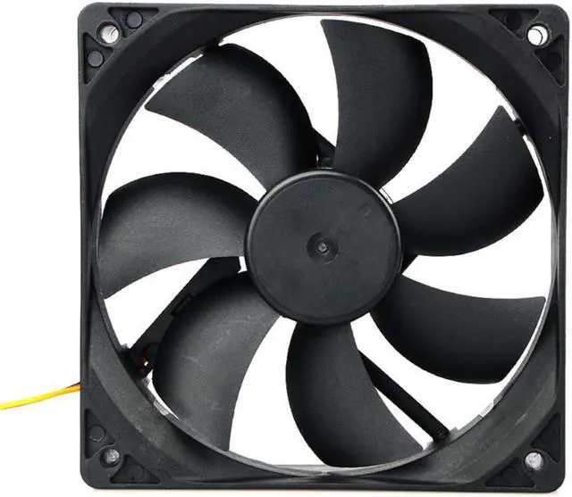 Alt view image 2 of 4 - Hot Sale 120x25mm 120mm Fan 12V DC Brushless PC Computer Case Cooler 3Pin Connector Cooling Fan For CPU Radiating For Desktop PC
