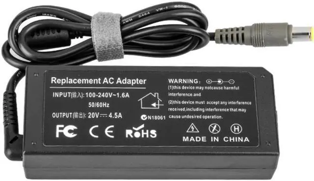 Alt view image 4 of 4 - 20V 4.5A 90W Replacement AC Adapter Charger For Lenovo Thinkpad E420 E430 T61 T60p Z60T T60 T420 T430 F25 Notebook Power Supply