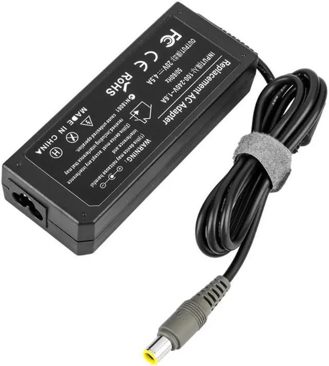 Alt view image 2 of 4 - 20V 4.5A 90W Replacement AC Adapter Charger For Lenovo Thinkpad E420 E430 T61 T60p Z60T T60 T420 T430 F25 Notebook Power Supply