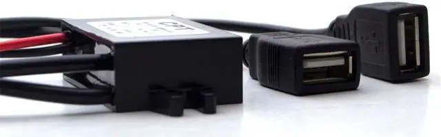 Alt view image 4 of 4 - DC-DC Car Power Converter Moudule 12V to 5V 3A 15W Double USB Step Down Power Output Adatper Low Heat Auto Protection