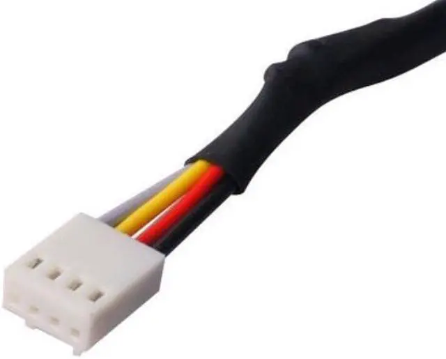 Alt view image 2 of 3 - 10pcs/lot 4 Pin Computer PC Case Fan Speed Reducer, Low Noise Extension Cable Adaptor