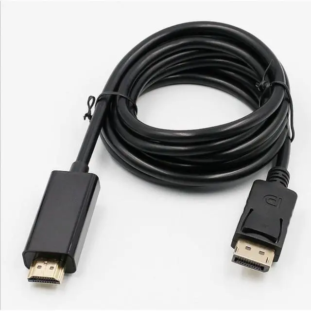 Alt view image 2 of 3 - DisplayPort To HDMI-compatible Cable 1.8M 1080P Display Port DP To HDMI-compatible Cable for Connecting Laptop To Projectors