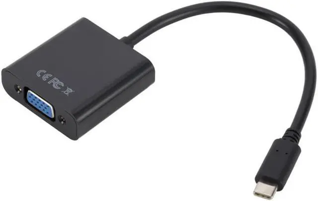 Alt view image 2 of 3 - USB Type C To Female VGA Adapter Cable Type C USB 3.1 To VGA Adapter for Notebook PC Computer Smartphone USB C Converter