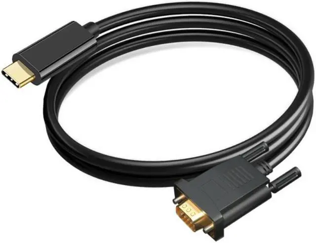 Alt view image 2 of 3 - Type-C To VGA Cable 1.8M for Samsung Galaxy S8/S9/S8 Plus/S9 Plus/Note 8 Type-C To VGA Cable for TVs Monitors Projectors