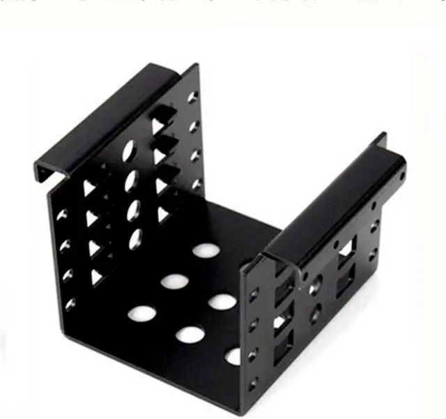 Alt view image 2 of 3 - 4-Bay 3.5 Inch To 2.5 Inch Hard Drive Caddy Internal Mounting Adapter Bracket Aluminum Alloy Mobile Holder