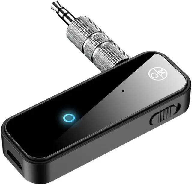 Alt view image 2 of 3 - 2 In 1 Bluetooth 5.0 Receiver Transmitter Adapter 3.5mm Jack for Car Speaker TV Music Audio Aux Headphone Receiver Hands