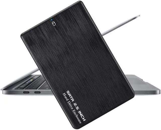 Alt view image 3 of 3 - Portable 2.5 Inch SATA HDD/SSD External Hard Drive Case USB 3.0 Hard Drive Enclosure Tool-High-speed Hard Disk Case