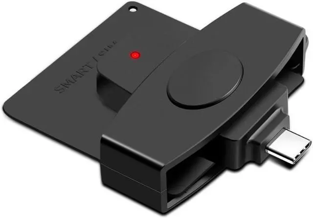 Main image of 2021 USB Card Reader Smart CAC Card Reader Type-C Bank Tax Declaration SIM Card/IC Card/ID Card Military Card Reader