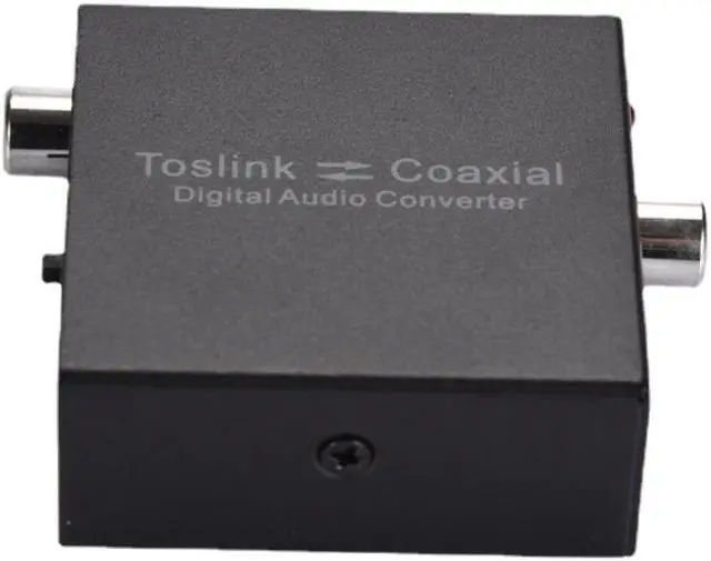 Alt view image 2 of 3 - Digital 2-Way Audio Converter Optical To Coax Tendak Optical SPDIF Toslink To Coaxial and Coaxial To Optical SPDIF Swtich