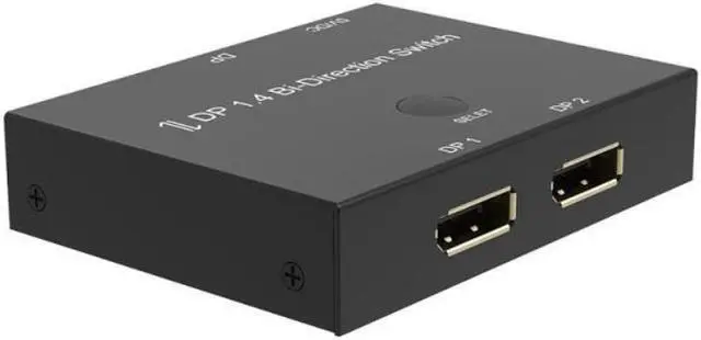 Alt view image 2 of 3 - Displayport 1.4 KVM Switch Splitter 8K@30Hz 4K@120Hz 1x2 or 2x1 Bi-direction Switch Splitter DP Converter for Source and Display