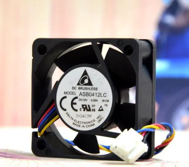 Main image of Delta ASB0412LC BV38 4cm 4013 12V 0.06A PWM Mute Switch Cooling Fan