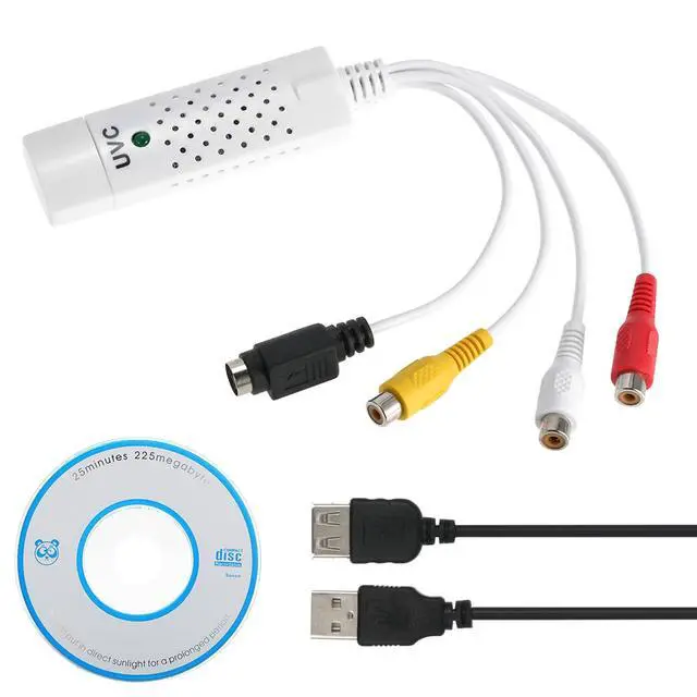 Alt view image 3 of 7 - USB 2.0 Video Audio Capture Card HD Video Converter Adapter Edit Video for Camcorder DVD PC