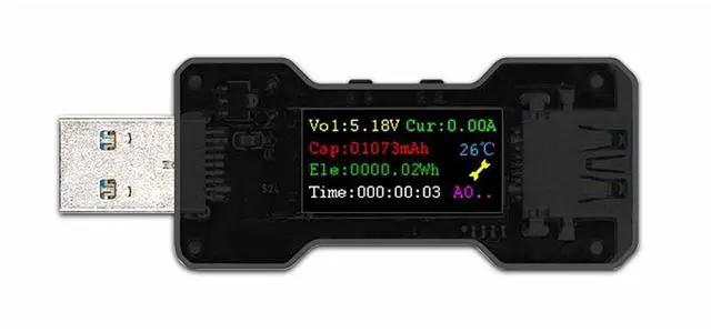 Alt view image 4 of 7 - FNB18 USB Color Screen Tester DC Digital Voltmeter Amperemeter Current Voltage Meter Amp Volt Ammeter Detector