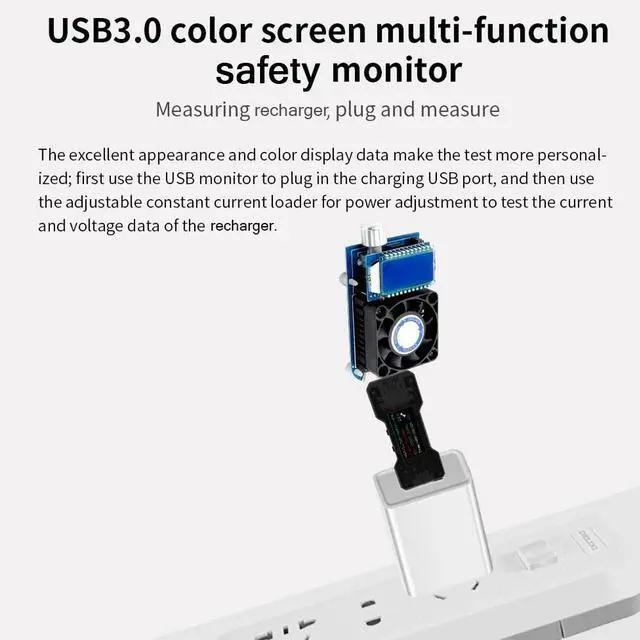 Alt view image 5 of 7 - FNB18 USB Color Screen Tester DC Digital Voltmeter Amperemeter Current Voltage Meter Amp Volt Ammeter Detector
