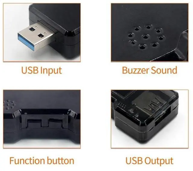 Alt view image 6 of 7 - FNB18 USB Color Screen Tester DC Digital Voltmeter Amperemeter Current Voltage Meter Amp Volt Ammeter Detector