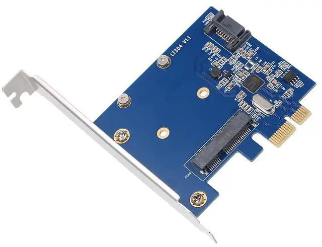 Alt view image 2 of 7 - PCIe To MSATA SSD & SATA3.0 Combo Expansion Card Controller Converter For PC Desktop