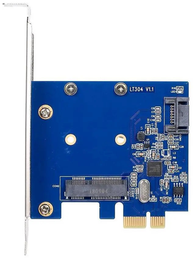 Alt view image 7 of 7 - PCIe To MSATA SSD & SATA3.0 Combo Expansion Card Controller Converter For PC Desktop