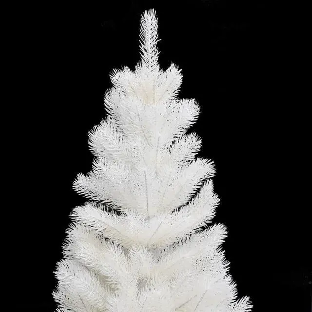 Alt view image 10 of 18 - vidaXL Christmas Tree Artificial Xmas Tree with Needle-Shaped Branches White