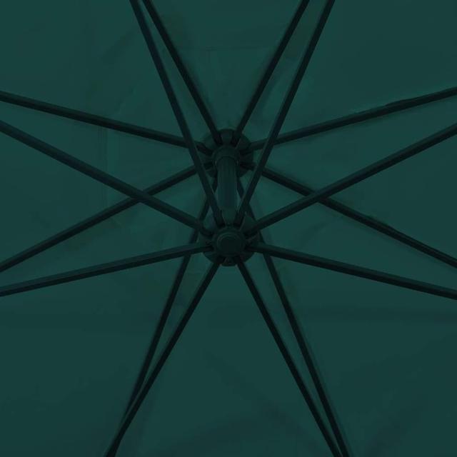 Alt view image 12 of 15 - vidaXL Garden Parasol with Steel Pole 250x250 cm Anthracite