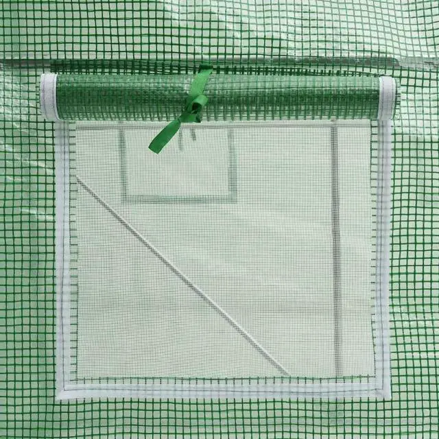 Alt view image 13 of 18 - vidaXL Greenhouse Outdoor Grow House Green House for Plant Growing Gardening