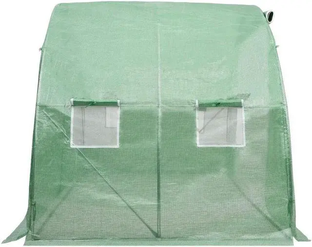 Alt view image 17 of 18 - vidaXL Greenhouse Outdoor Grow House Green House for Plant Growing Gardening