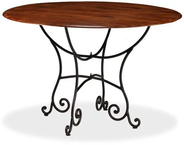 Alt view image 12 of 12 - vidaXL Solid Wood Acacia Dining Table with Honey Finish 47.2" Dinner Desk