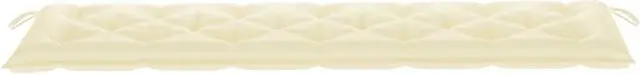 Alt view image 11 of 14 - vidaXL Bench Cushion Water Repellent Seat Cushion Cream White Oxford Fabric