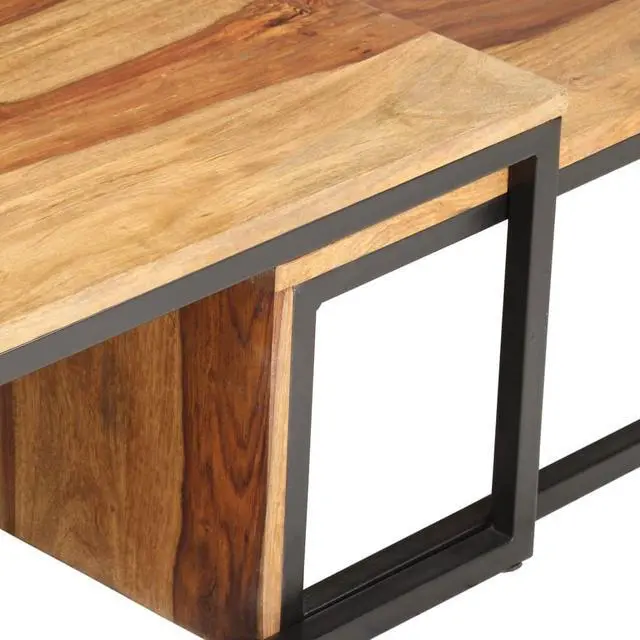 Alt view image 11 of 12 - vidaXL Coffee Table Set of 2 Brown