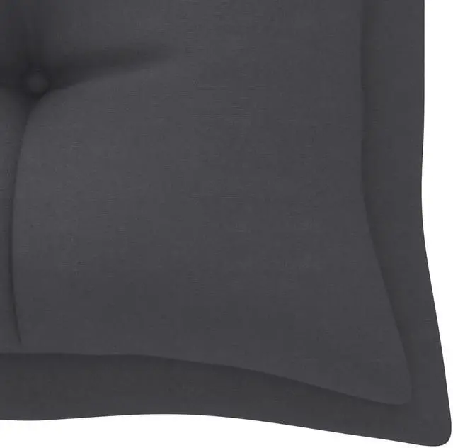Alt view image 12 of 15 - vidaXL Bench Cushion Water Repellent Seat Cushion Anthracite Oxford Fabric