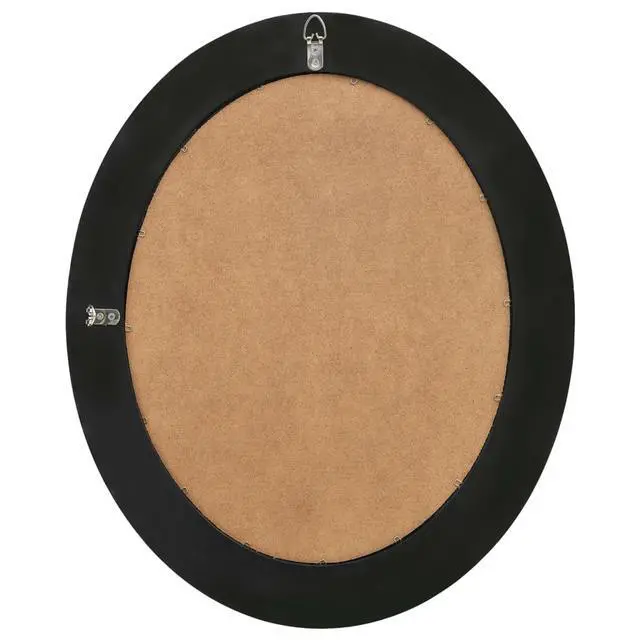 Alt view image 14 of 18 - vidaXL Wall Mirror Baroque Hanging Oval Mirror for Bedroom Living Room Black
